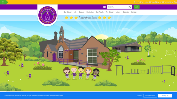 Screenshot of the The Friends Of Ombersley Endowed First School website