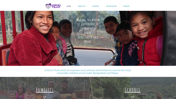 Screenshot of the Children's Home Improvement's Learning And Development (Child's) Trust website