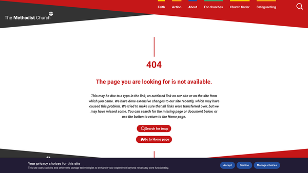 Screenshot of the The Marian Vaughan Trust website