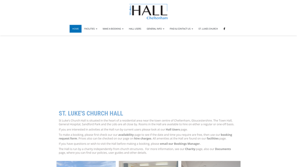 Screenshot of the The St Luke And St John Ecclesiastical Charity website