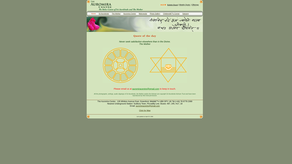 Screenshot of the Auromira Trust Limited website