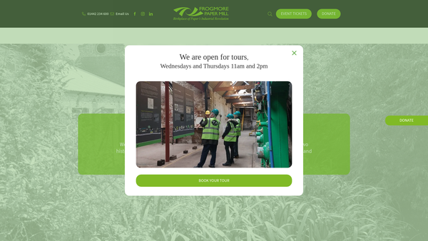 Screenshot of the The Apsley Paper Trail website