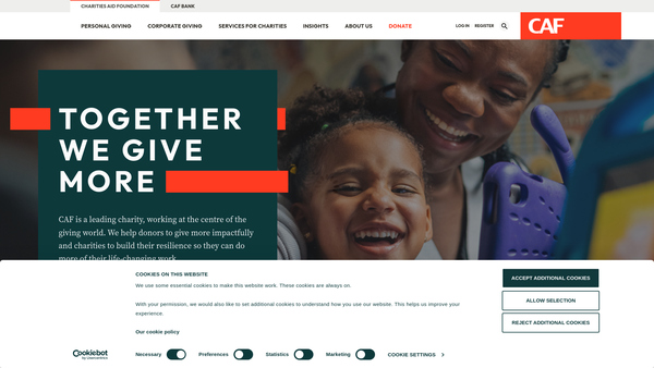 Screenshot of the Southampton Row Trust Limited website