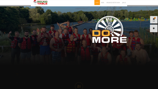 Screenshot of the Ringwood And District Round Table Number 643 website