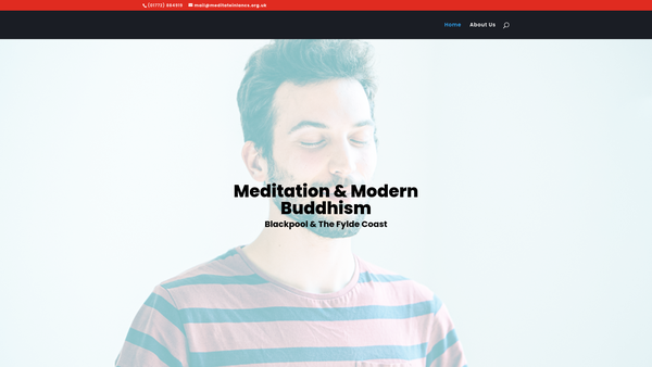 Screenshot of the Keajra Buddhist Centre website