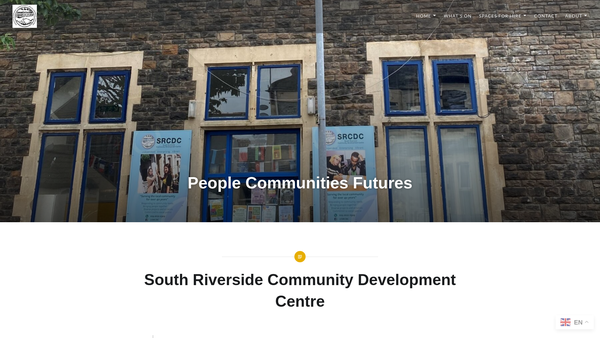 Screenshot of the South Riverside Community Development Centre Ltd website