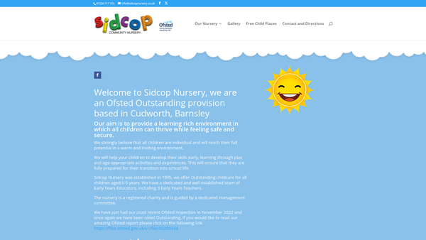 Screenshot of the Cudworth Community Enterprises website