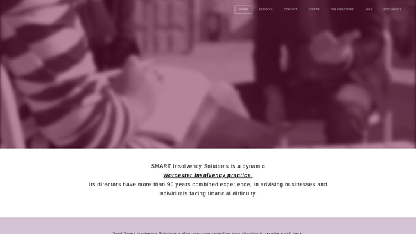 Screenshot of the Age Concern Herefordshire & Worcestershire website