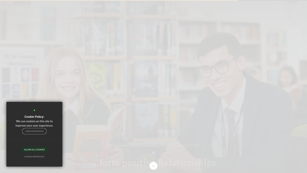 Screenshot of the The Rickmansworth School Foundation website