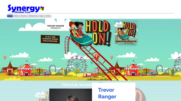 Screenshot of the The Synergy Christian Trust website