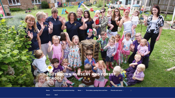 Screenshot of the The Southdown School Trust website