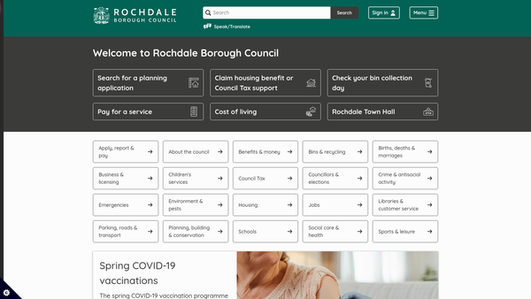 Screenshot of the Doctor Chadwick Trust Fund website