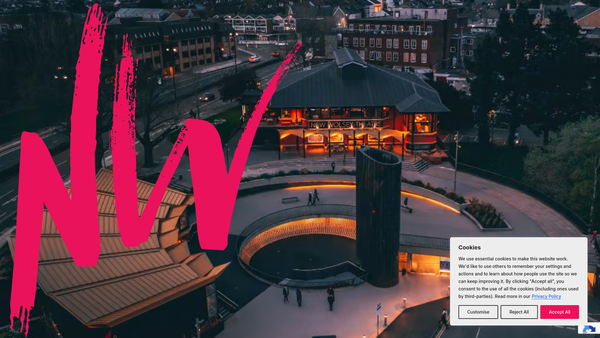 Screenshot of the The New Wolsey Theatre Company Limited website