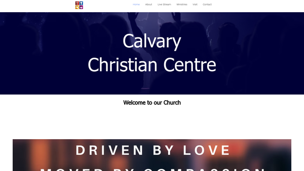Screenshot of the House Of Hope Calvary Christian Centre website