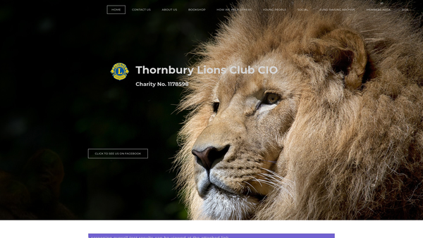 Screenshot of the Thornbury Lions Club Charitable Trust Fund website