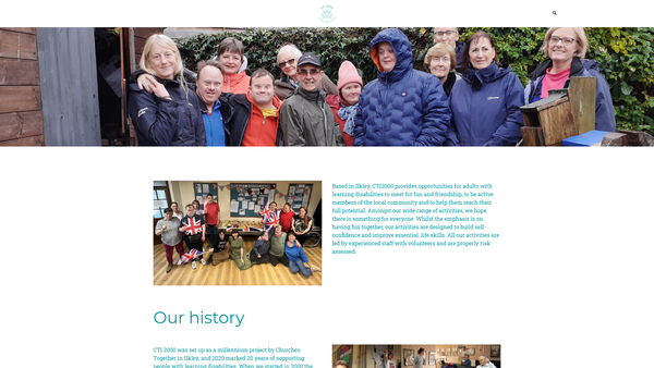 Screenshot of the Cti 2000 website