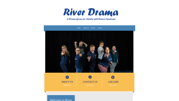 Screenshot of the River Drama website