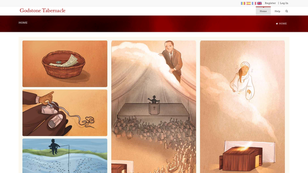 Screenshot of the Godstone Tabernacle website