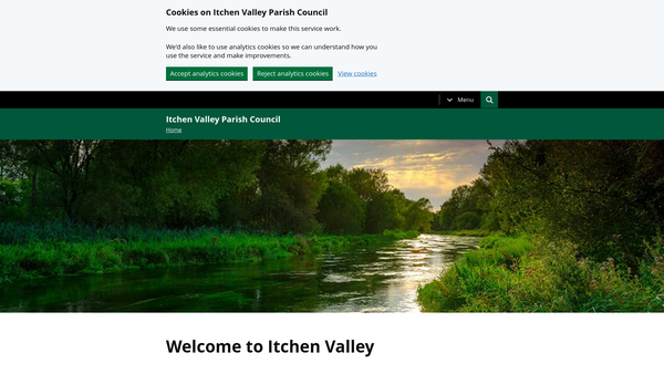 Screenshot of the King George`s Field Martyr Worthy website