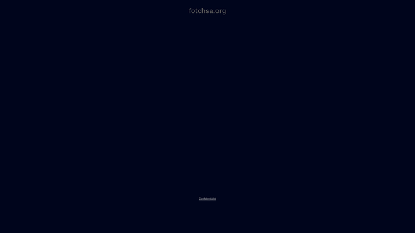 Screenshot of the Friends Of The Children Of Southern Africa website