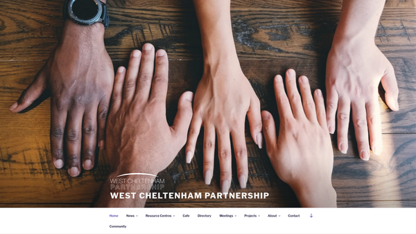 Screenshot of the Hesters Way Partnership Ltd website