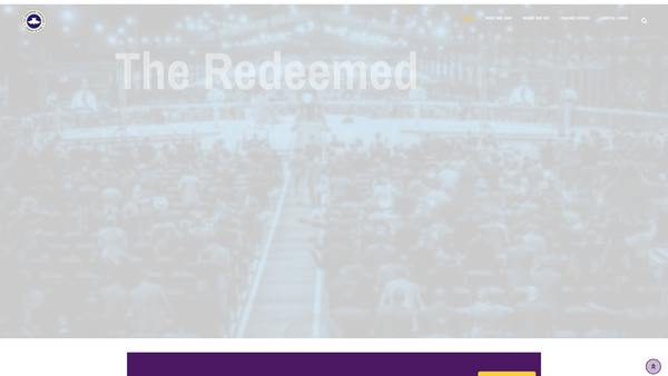Screenshot of the Redeemed Christian Church Of God ('Rccg') Strong Tower Parish website