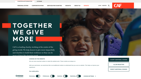 Screenshot of the Marlborough School Trust Fund website