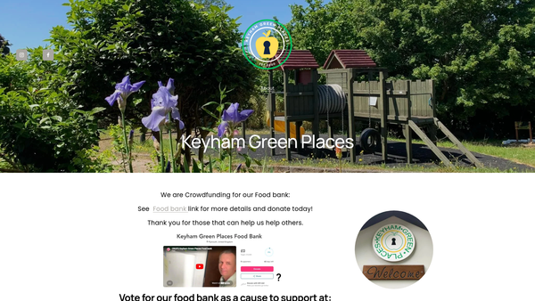 Screenshot of the Community Regeneration Outreach Projects Ltd website