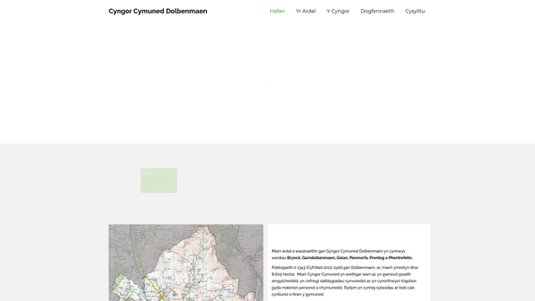 Screenshot of the King George V Playing Field - Cae Chwarae Penmorfa website