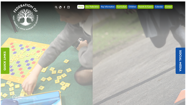 Screenshot of the Little Marlow C Of E School Fund website