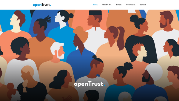 Screenshot of the Opentrust website