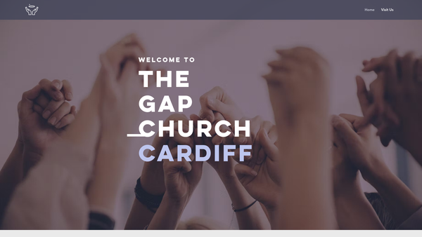 Screenshot of the The Gap Cardiff website