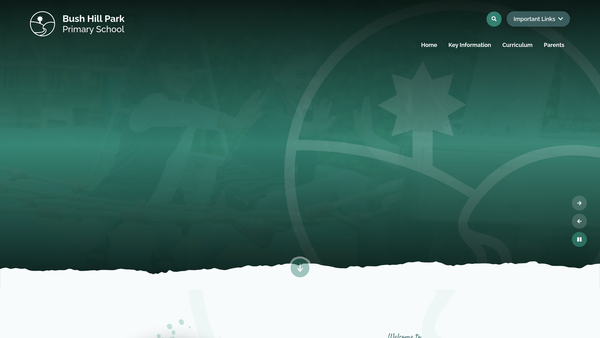 Screenshot of the Friends Of Bush Hill Park School website