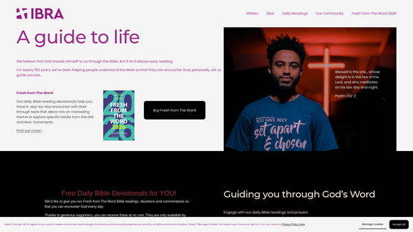 Screenshot of the Christian Education Movement website