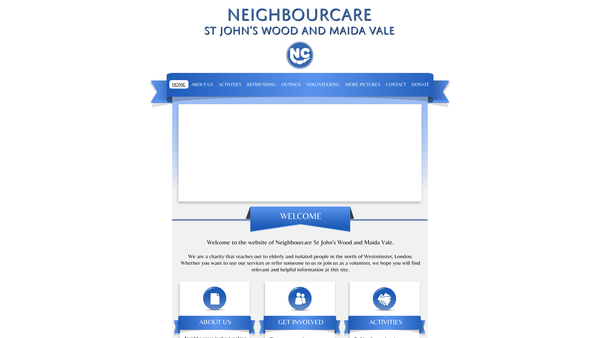 Screenshot of the Neighbourcare St John's Wood And Maida Vale website