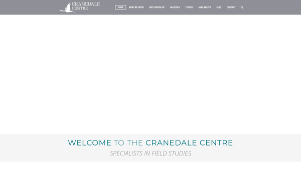 Screenshot of the The Cranedale Educational Charitable Trust website