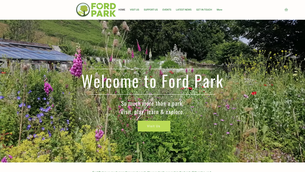 Screenshot of the Ulverston, Ford Park Community Group website