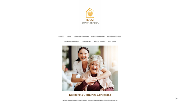 Screenshot of the St Teresa Orphan Foundation website