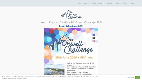 Screenshot of the Rotary Club Of Ipswich East website