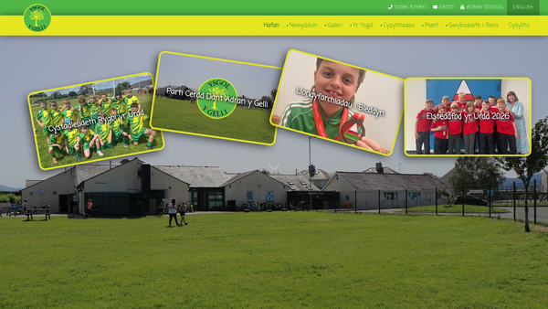 Screenshot of the Parent Teacher Association Of Ysfol Y Gelli website