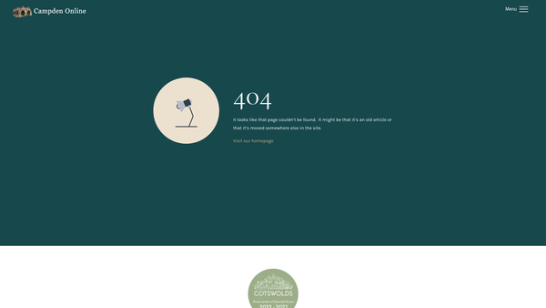 Screenshot of the The Campden And District Peelers Trust website