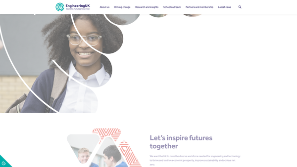 Screenshot of the The Engineering And Technology Board website