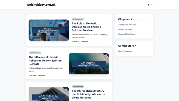 Screenshot of the Hanes Llandoch website