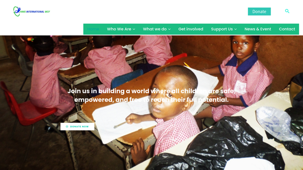 Screenshot of the Hims International Wcf website