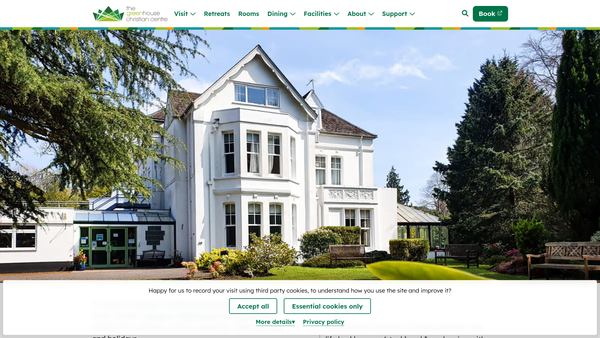 Screenshot of the The Greenhouse Trust U.K. website
