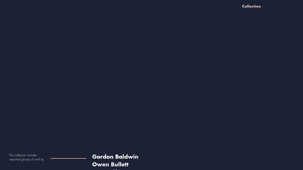 Screenshot of the The Anthony Shaw Collection website