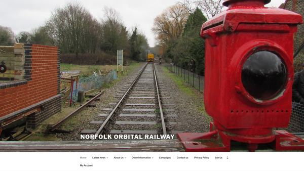 Screenshot of the The Melton Constable Trust website