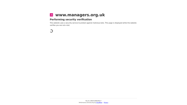 Screenshot of the Chartered Management Institute website