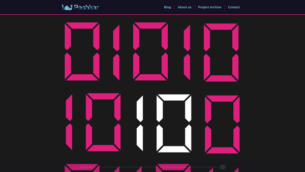 Screenshot of the Peshkar Productions Limited website