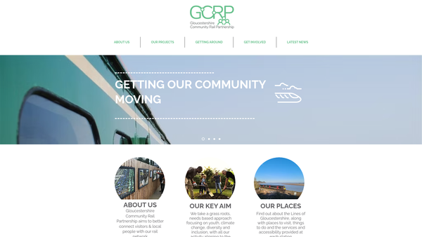 Screenshot of the The Beacon Community Regeneration Partnership website